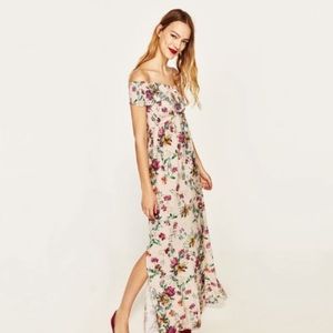 ZARA CROSSOVER MAXI DRESS